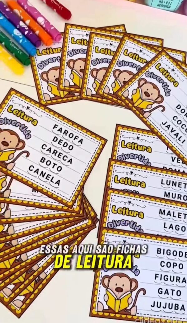 Fichas de Leitura Divertida